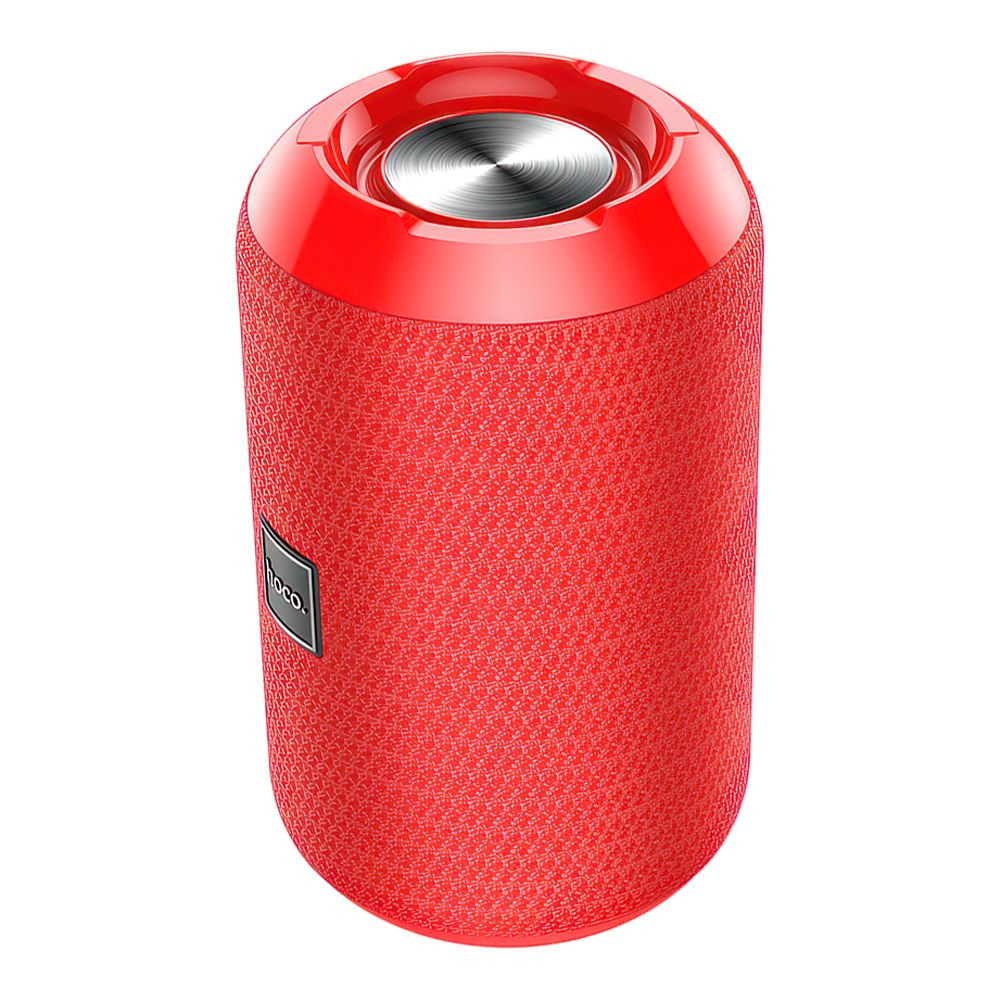 Bluetooth колонка HOCO HC1 Trendy BT5.0, 5W, AUX/TWS/FM/microSD/USB, IPX5 (красный)