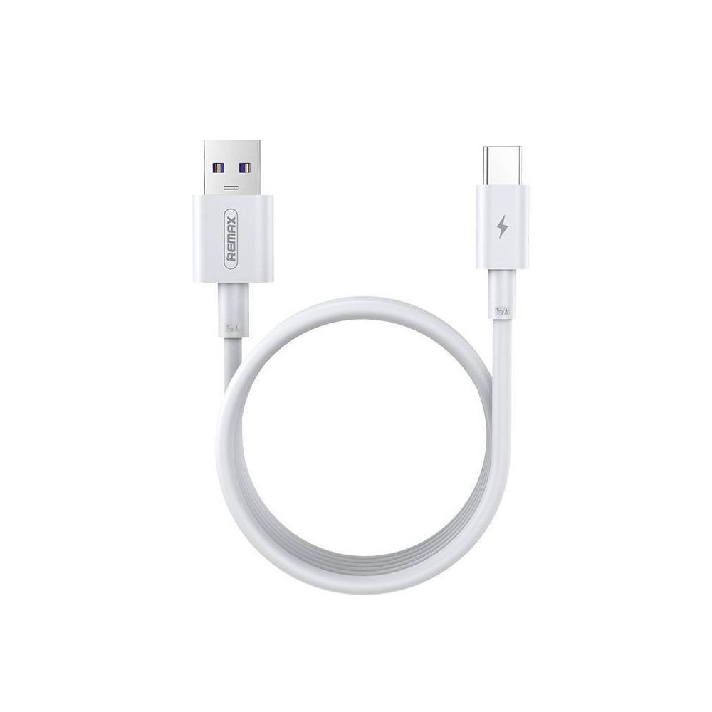 USB кабель REMAX RC-183a Marlik Type-C, 5А, 22.5W, 2м, TPE (белый)