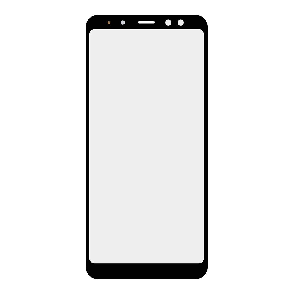 Стекло для переклейки Samsung Galaxy A8 (2018) A530 Black