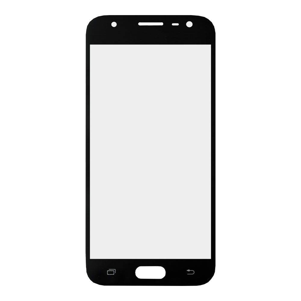 Стекло + OCA плёнка для переклейки Samsung J330 Galaxy J3 (2017) (черный)