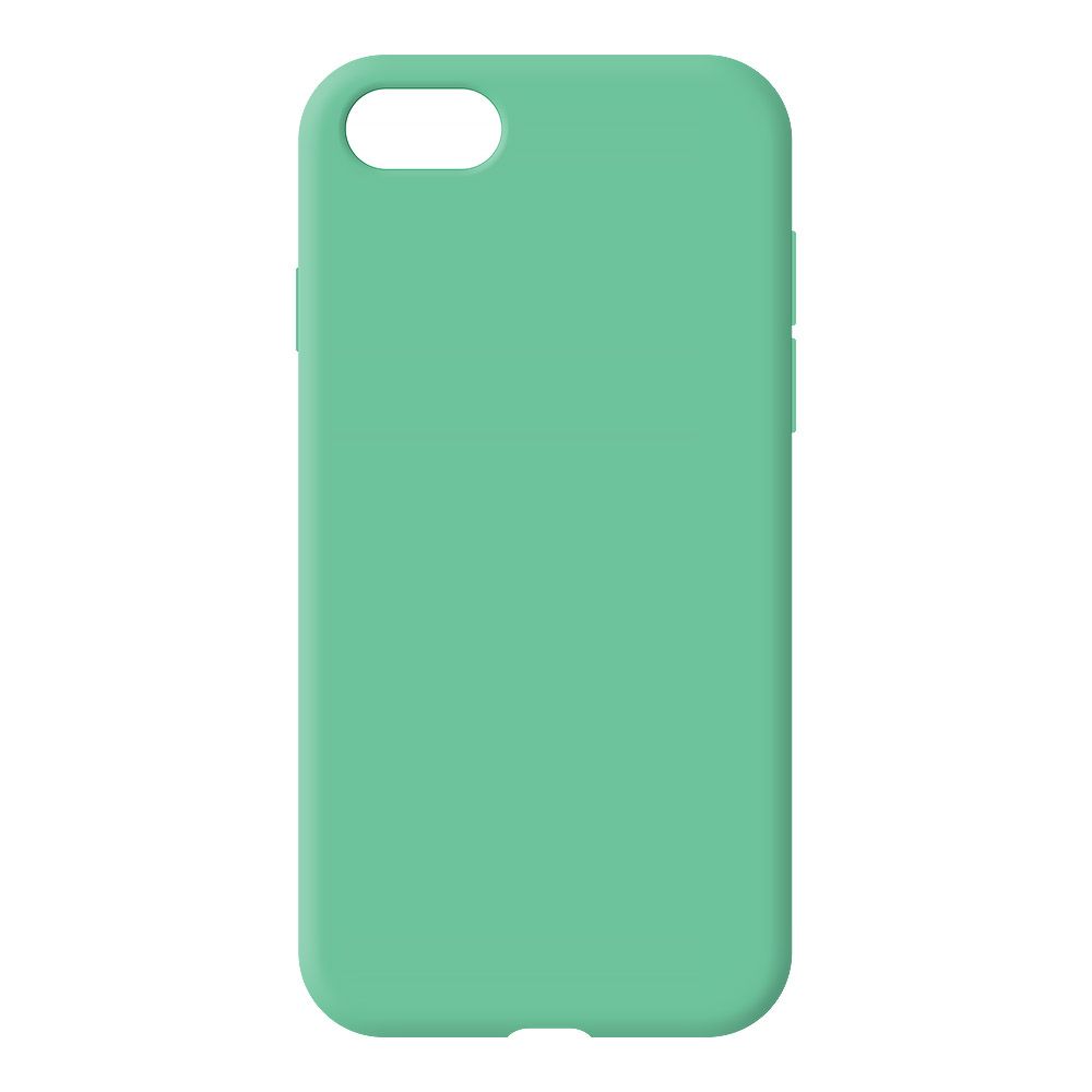 Силиконовый чехол для iPhone SE 2/8/7 "Silicone Case" (тиффани, блистер) 50