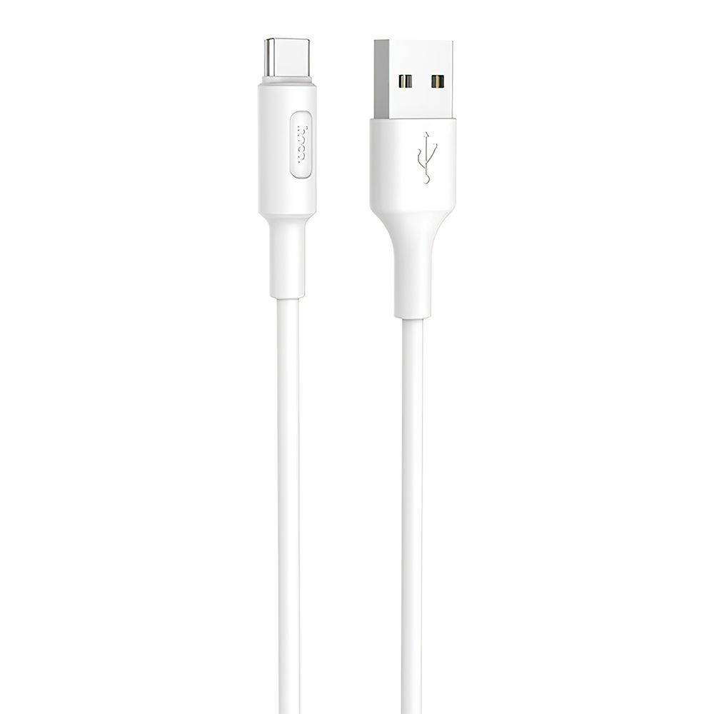 USB кабель HOCO X25 Soarer Type-C, 1м, PVC (белый)