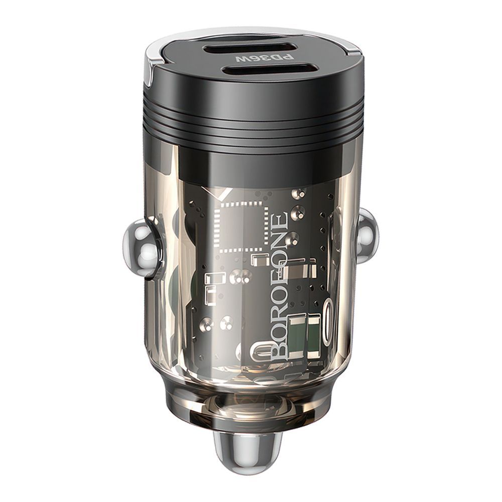 АЗУ BOROFONE BZ29B Outstanding 2xUSB-C, 3А, PD36W (черный)