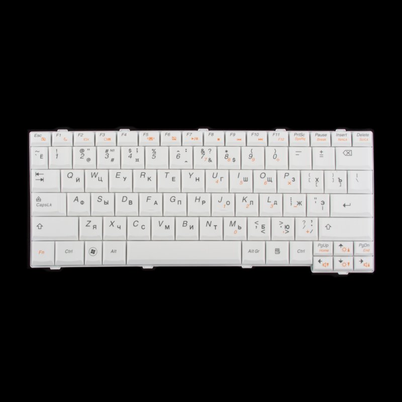 Клавиатура для Lenovo IdeaPad S12 (белая)