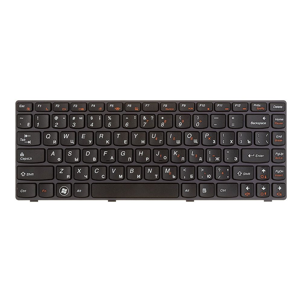 Клавиатура для Lenovo Y480 (чёрная)