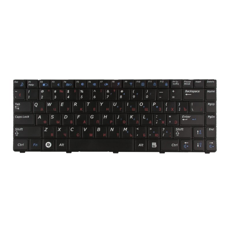Клавиатура для Samsung R428 R429 R463 R465 R467 R468 R470 R440 R480 (без рамки, чёрная)