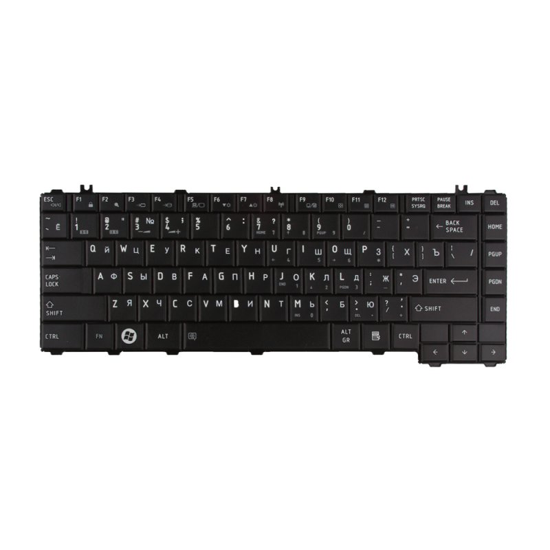 Клавиатура для Toshiba Satellite C600D L640 (чёрная)
