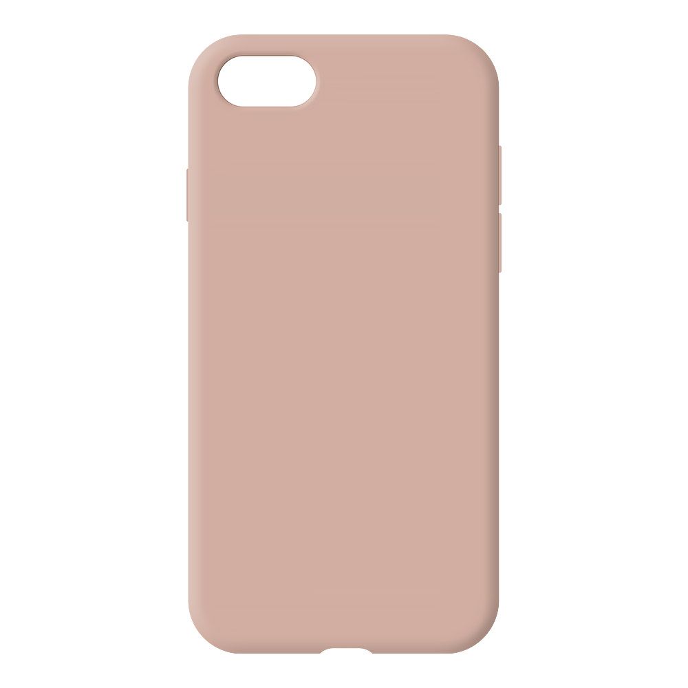 Силиконовый чехол для iPhone SE 2/8/7 "Silicone Case" (пыльно-розовый, блистер) 19