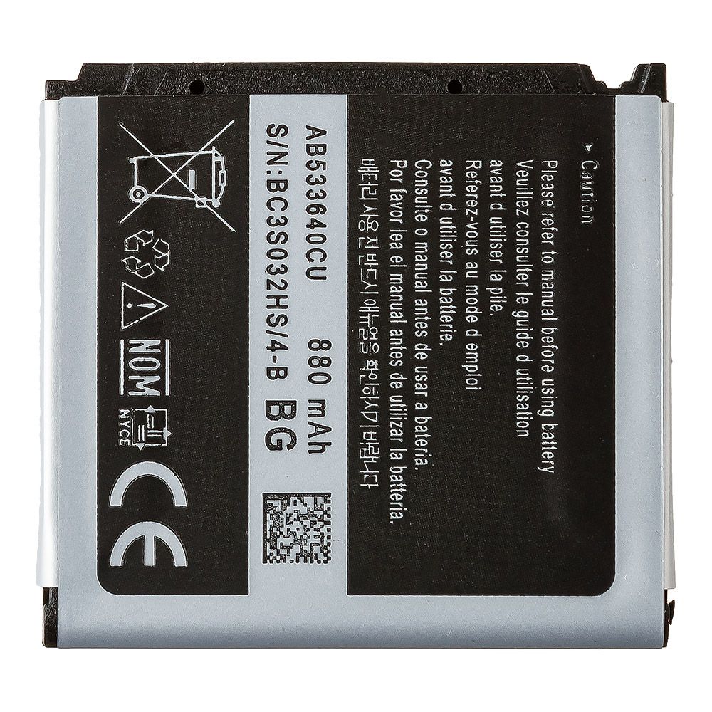 Аккумулятор (АКБ) Samsung (AB533640CEC) C3310/F330/F268/G400/G500 Li880 EURO