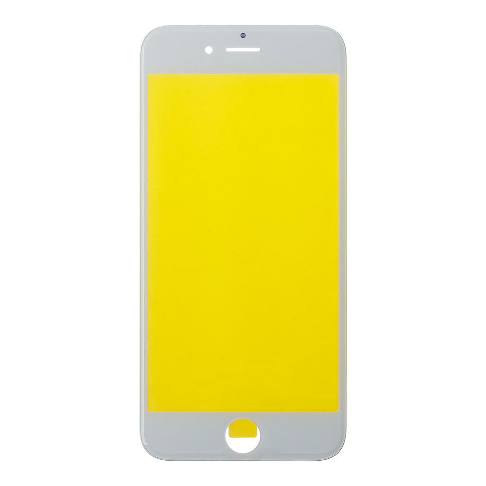 Стекло в сборе с рамкой для iPhone 6S (белый)