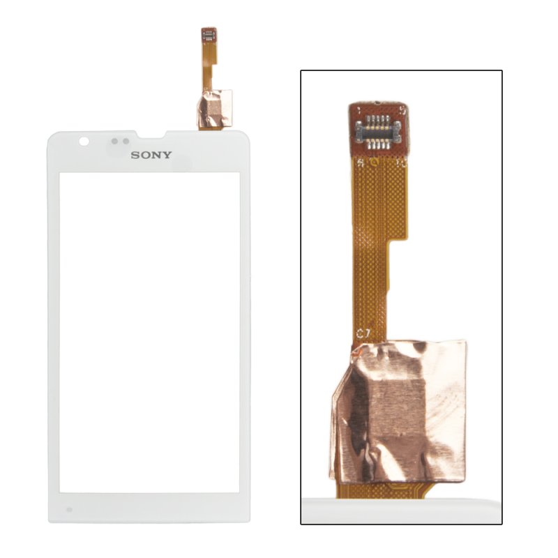 Тачскрин для Sony Xperia SP/C5302/C5303 1-я категория (белый)
