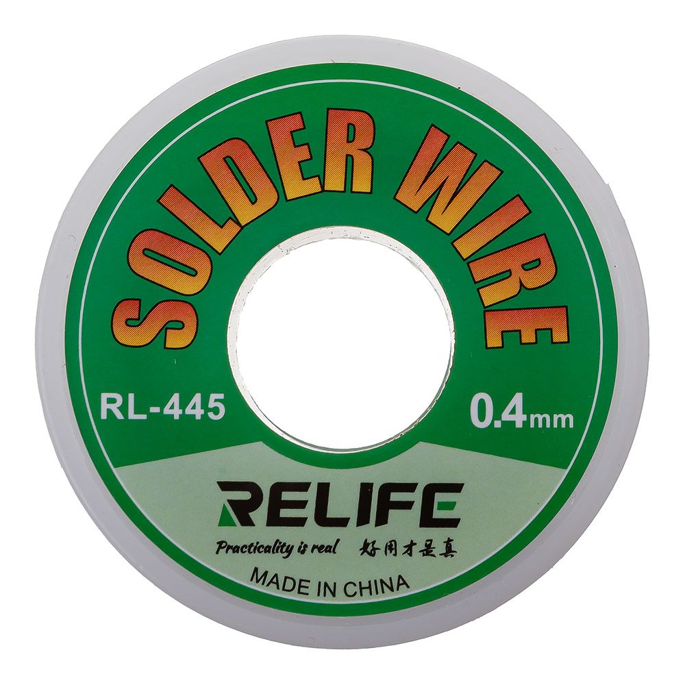 Припой в проволоке "RELIFE" RL-445 0.4mm 25гр