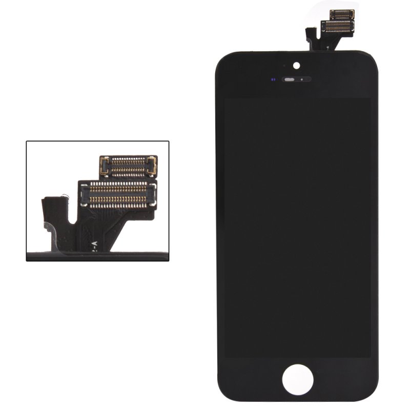 LCD дисплей для Apple iPhone 5 (черный) матрица TianMa с тачскрином, 1-я категория, класс AAA