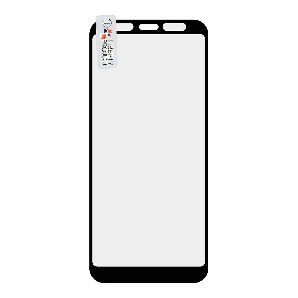 Защитное стекло "LP" для Samsung Galaxy А7-А750 Thin Frame Full Glue с рамкой 0,33 мм 2.5D 9H (черное)