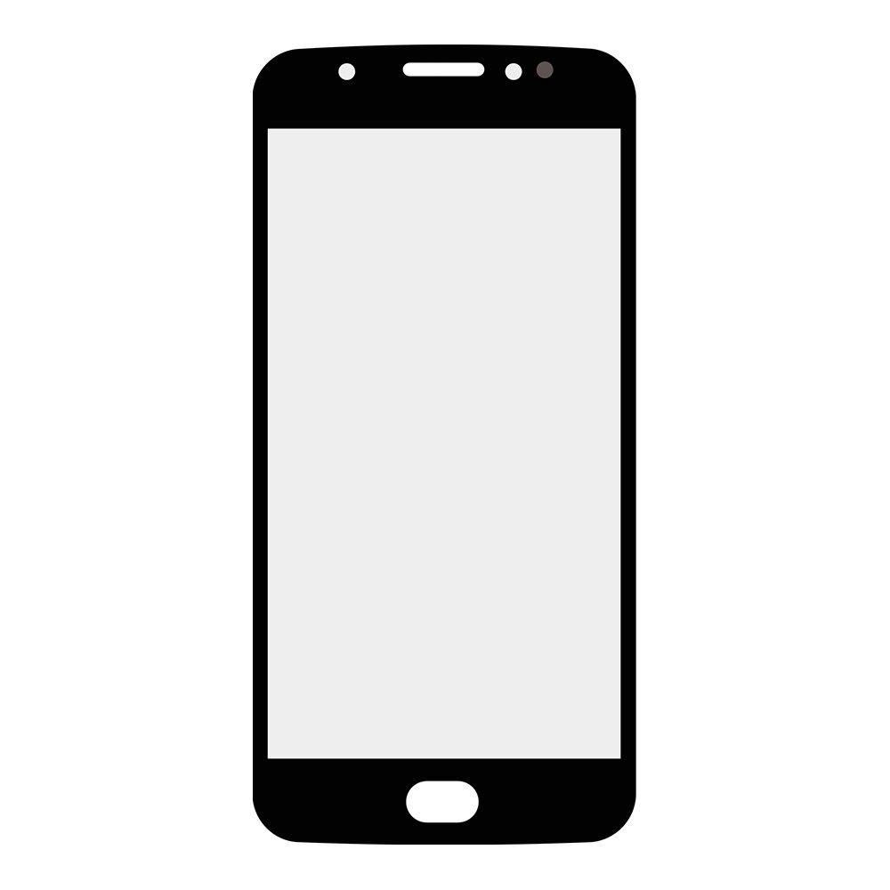 Стекло + OCA плёнка для переклейки Motorola Moto E4 (XT1762) (черный)