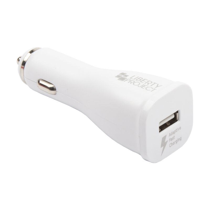 АЗУ "LP" Fast Charge с выходом USB + кабель USB Type-C 9V-1,67A (белое/европакет)