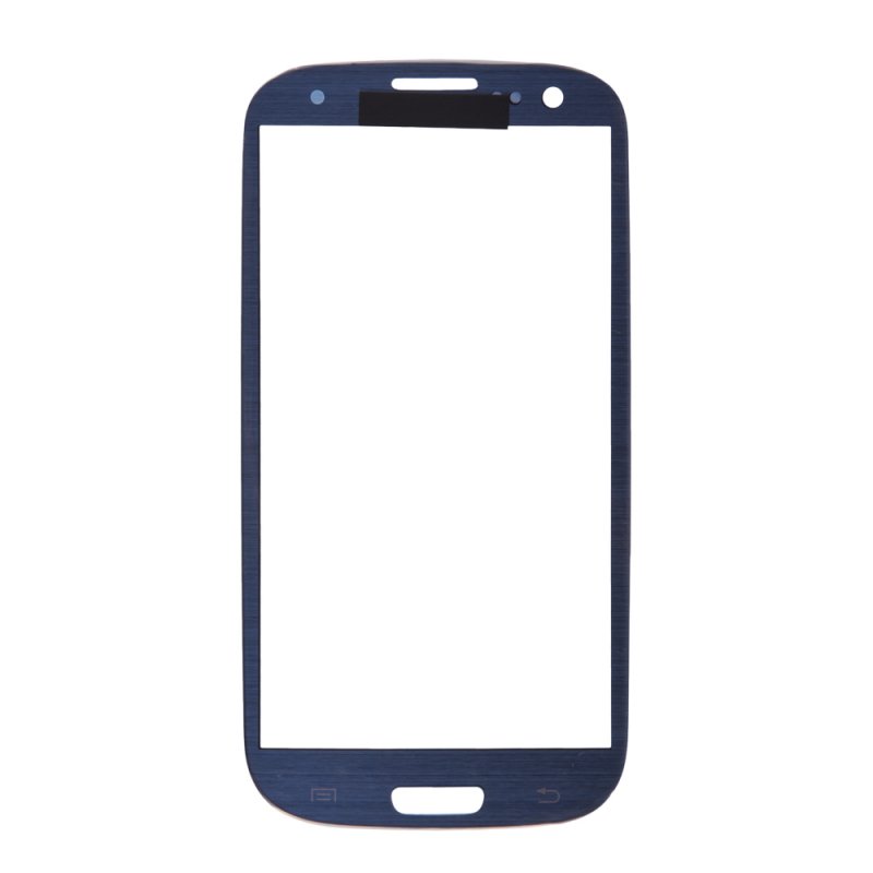 Стекло для переклейки Samsung i9300 (синий)