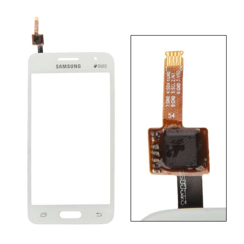 Тачскрин для Samsung Galaxy Core 2 Duos SM-G355H/DS ревизия 03 1-я категория (белый)
