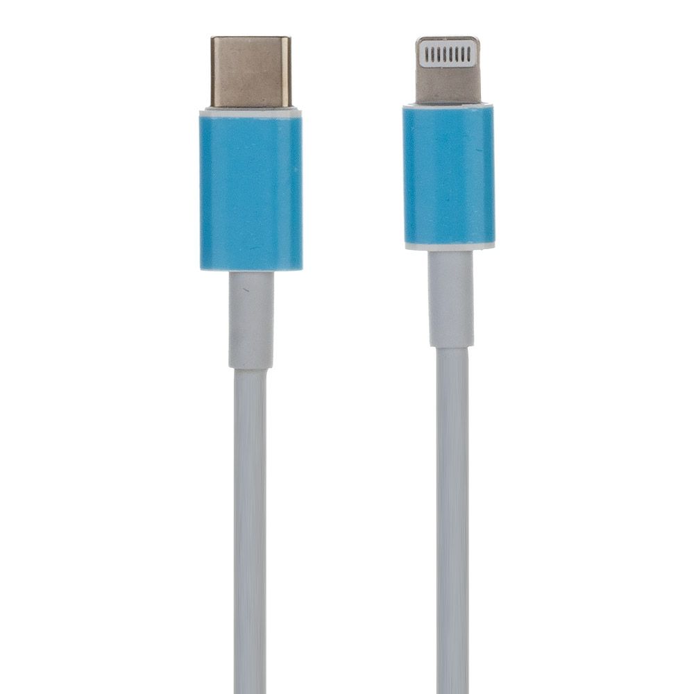 USB-C кабель "LP" Lightning 8-pin Power Delivery 18W (белый/коробка)