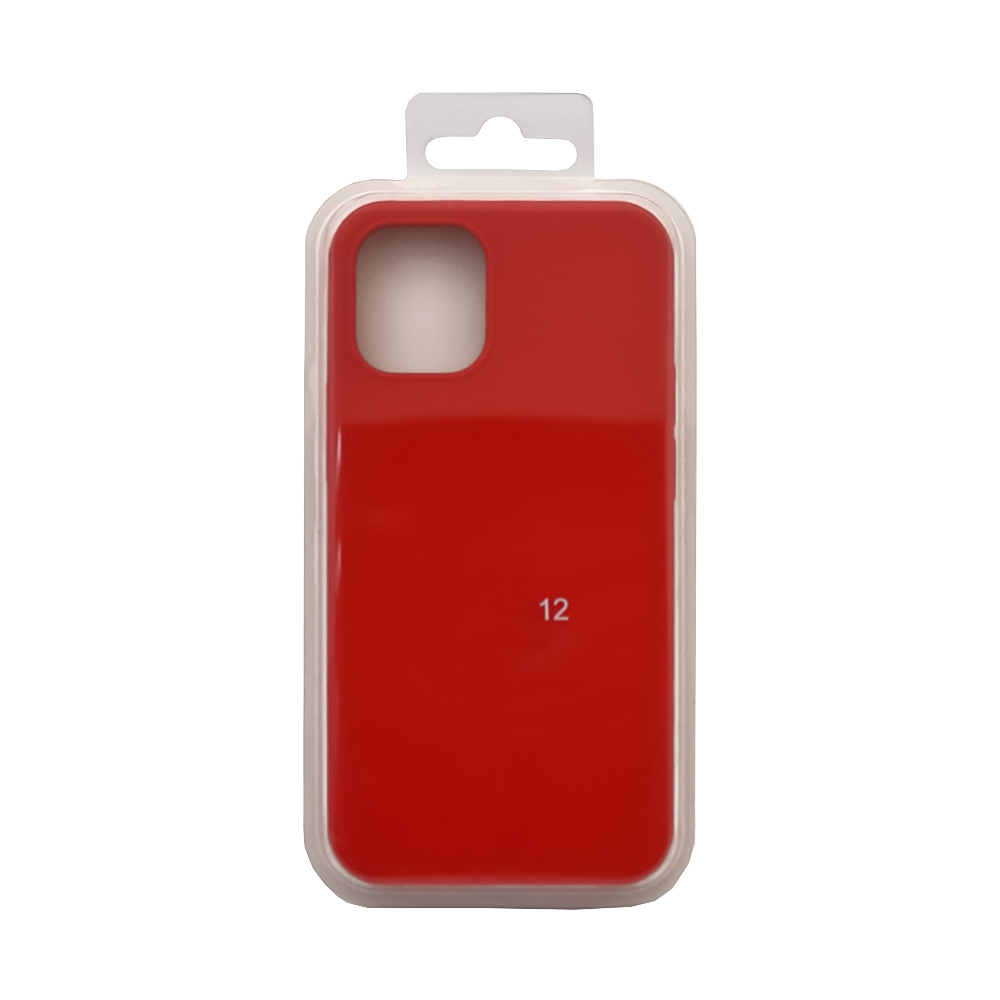 Силиконовый чехол для iPhone 12 Mini "Silicone Case" (красный) 14