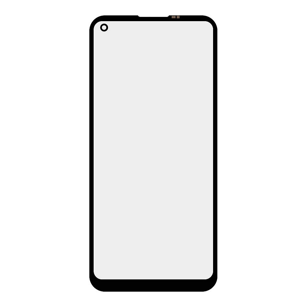 Стекло + OCA плёнка для переклейки Samsung A115 Galaxy A11 / M115 Galaxy M11 (черный)