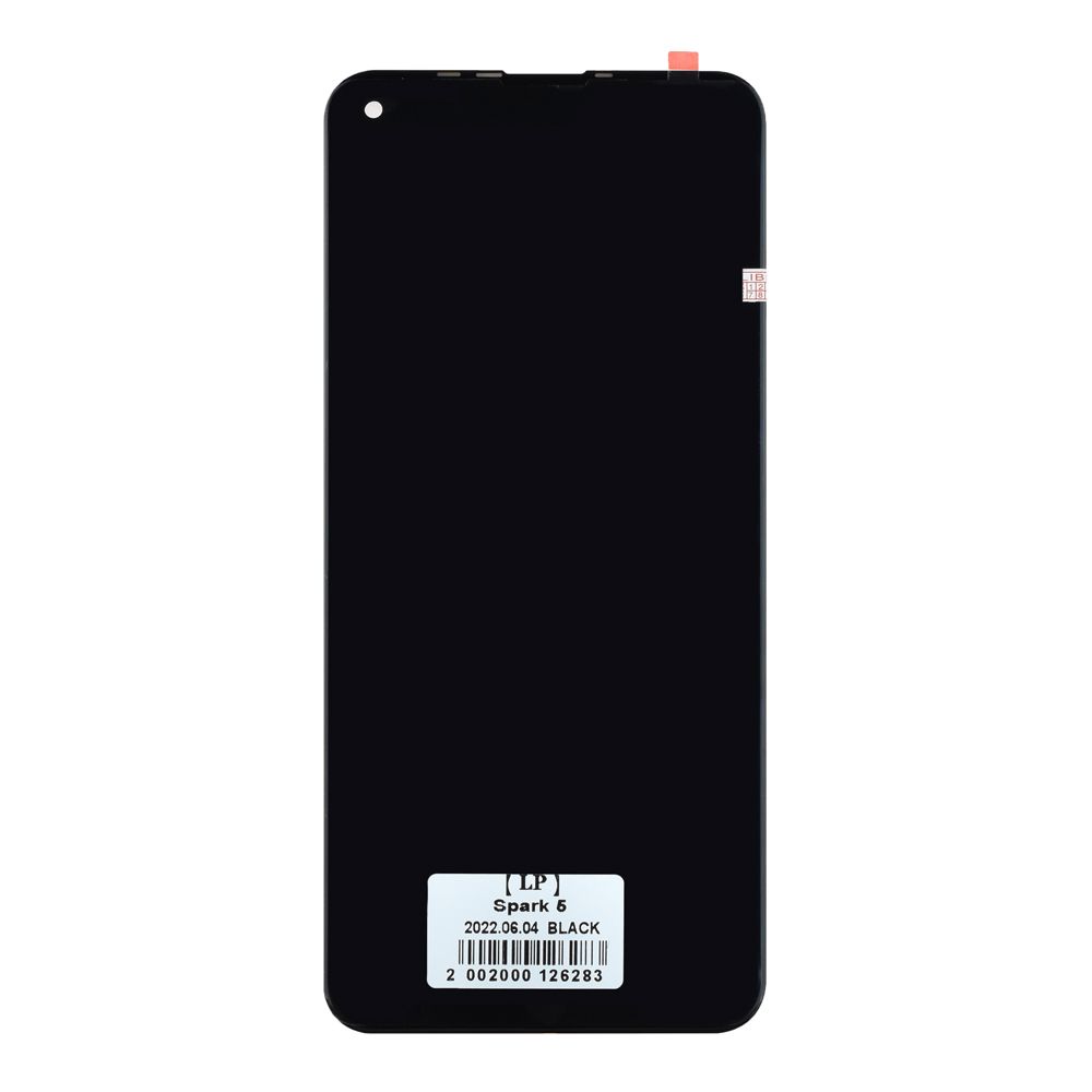 LCD дисплей для Tecno Spark 5 с тачскрином (черный)