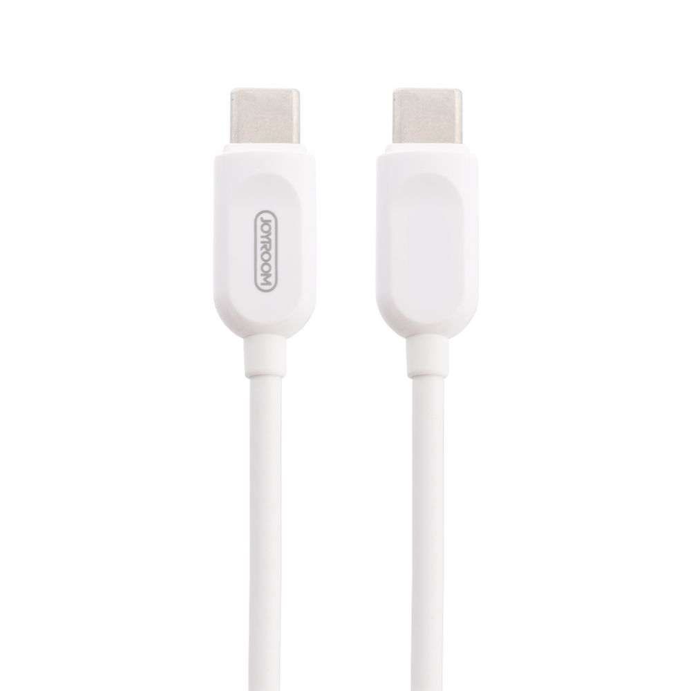 USB-C кабель Joyroom S-M412 Type-C, 3А, PD60W, 1м (белый)