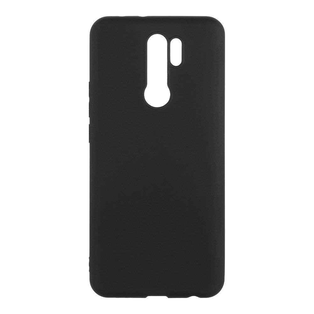 Силиконовый чехол "LP" для Xiaomi Redmi 9 TPU (черный непрозрачный) европакет