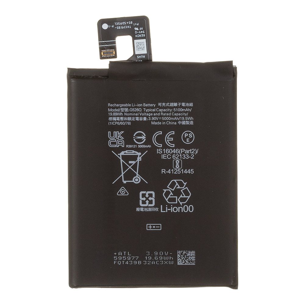 Аккумулятор (АКБ) Google Pixel 9a (G526Q) Filling Capacity