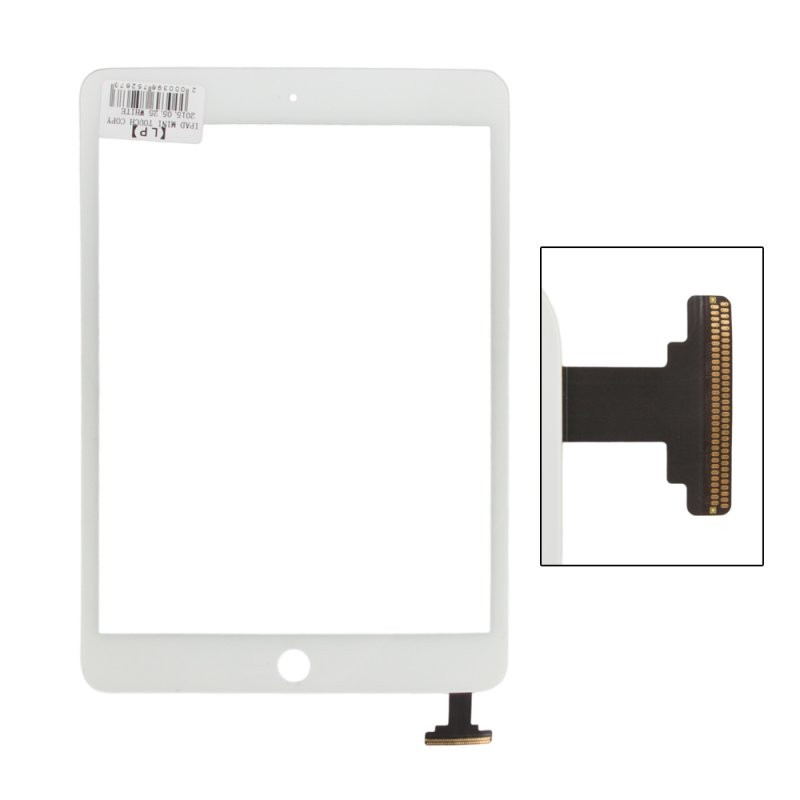 Тачскрин для Apple iPad mini под пайку, класс А (белый)