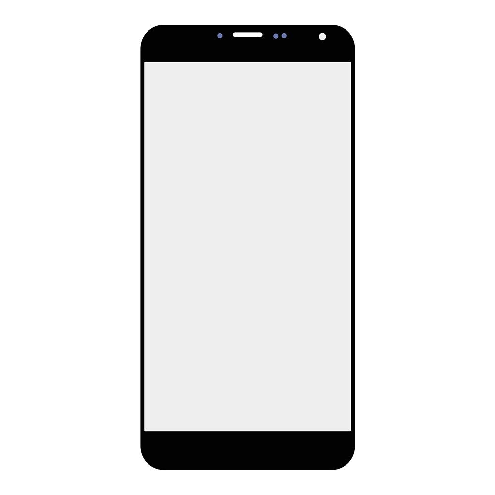 Стекло + OCA пленка для переклейки Meizu MX5 (черный)