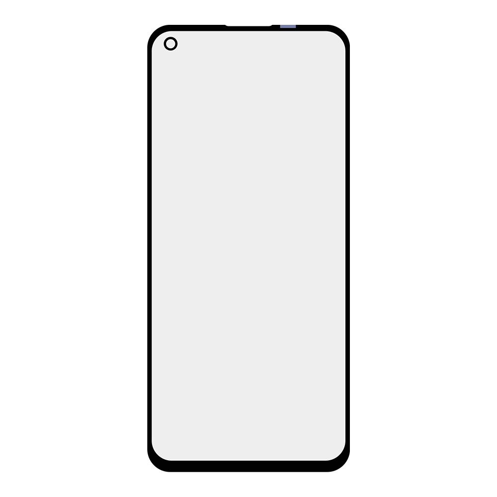 Стекло для переклейки Realme GT (черный)