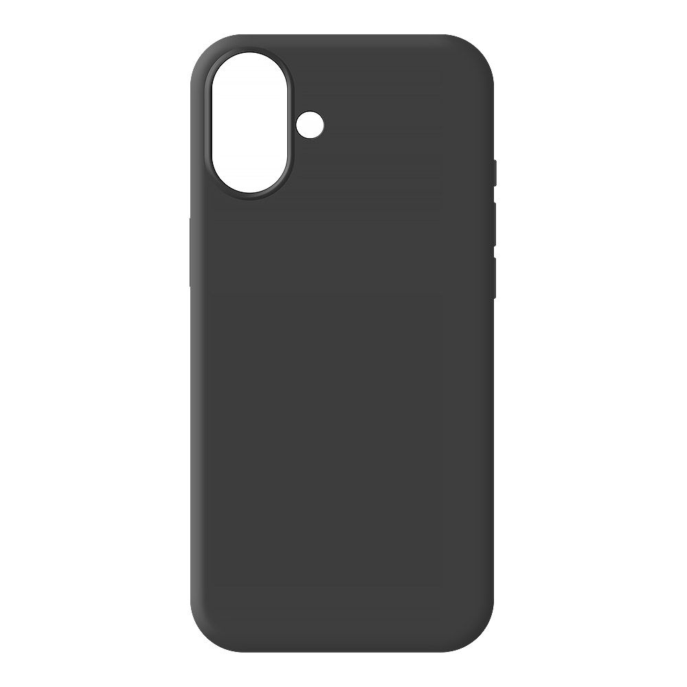 Силиконовый чехол для iPhone 16 Plus "Silicone Case" Black (черный)