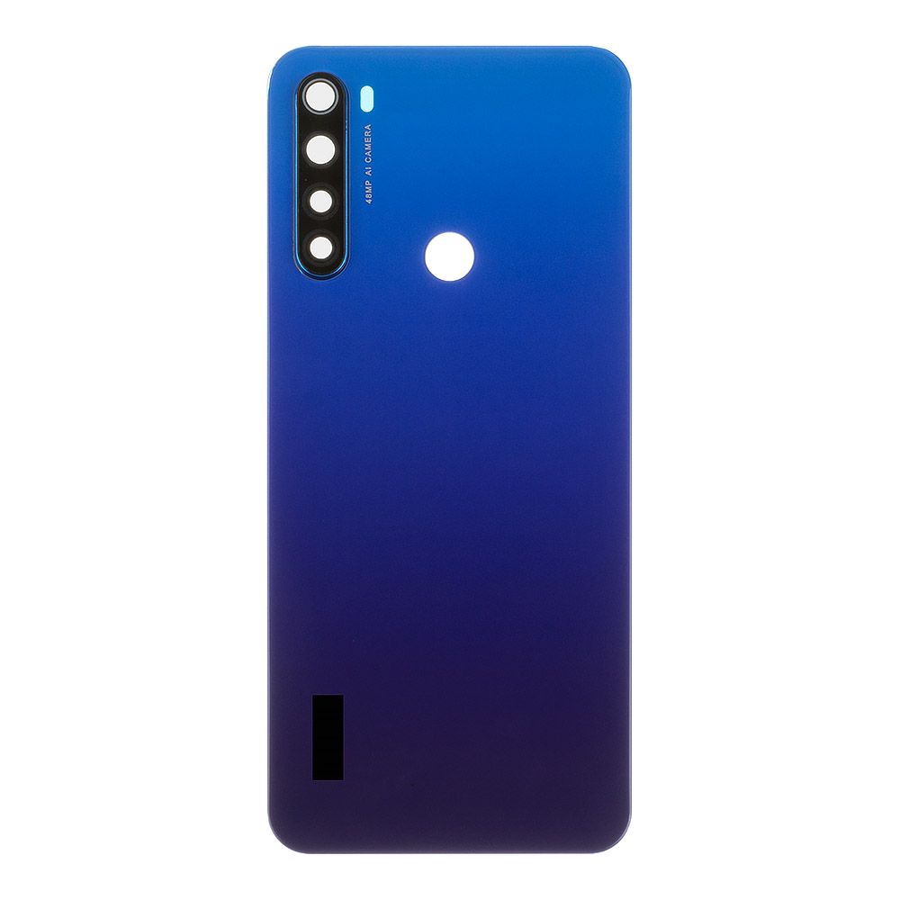 Задняя крышка для Xiaomi Redmi Note 8T со стеклом камеры (синий)