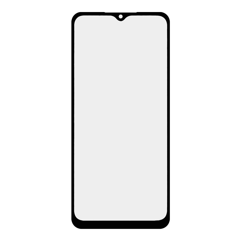 __Стекло + OCA пленка для переклейки Samsung A125F/A127F/A022F/M127F Galaxy A12/M12/A02 (черный)))