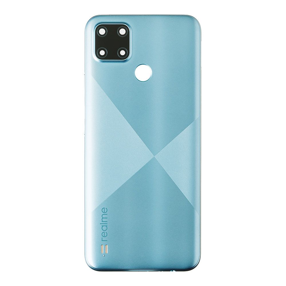 Задняя крышка для Realme C21Y (голубой)
