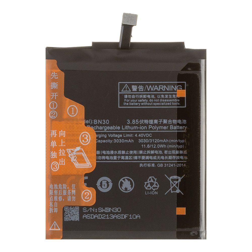 Аккумулятор (АКБ) Xiaomi Redmi 4A (BN30) Li3030 100% Filling Capacity