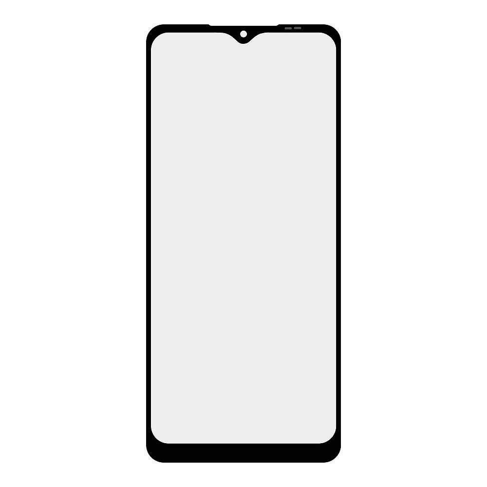 Стекло + OCA пленка для переклейки Samsung SM-A226B Galaxy A22s (черный)