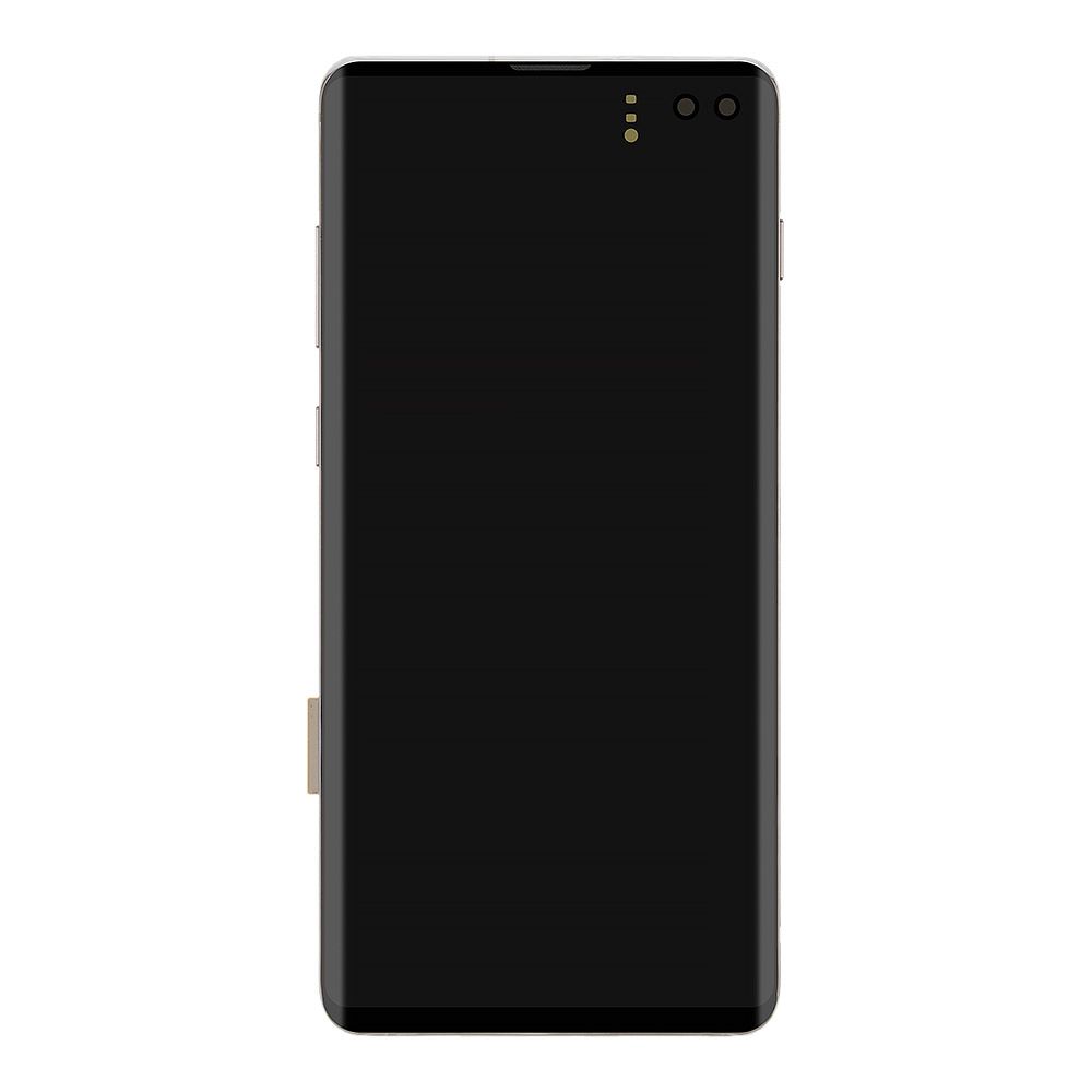 LCD дисплей для Samsung Galaxy S10 Plus SM-G975 в рамке (черный) 100% OR