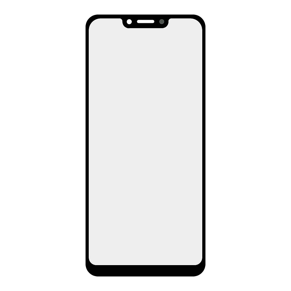 Стекло + OCA плёнка для переклейки Huawei Honor Play (COR-L29) (черный)