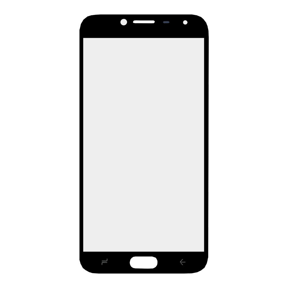 Стекло + OCA плёнка для переклейки Samsung J400 Galaxy J4 (2018) (черный)