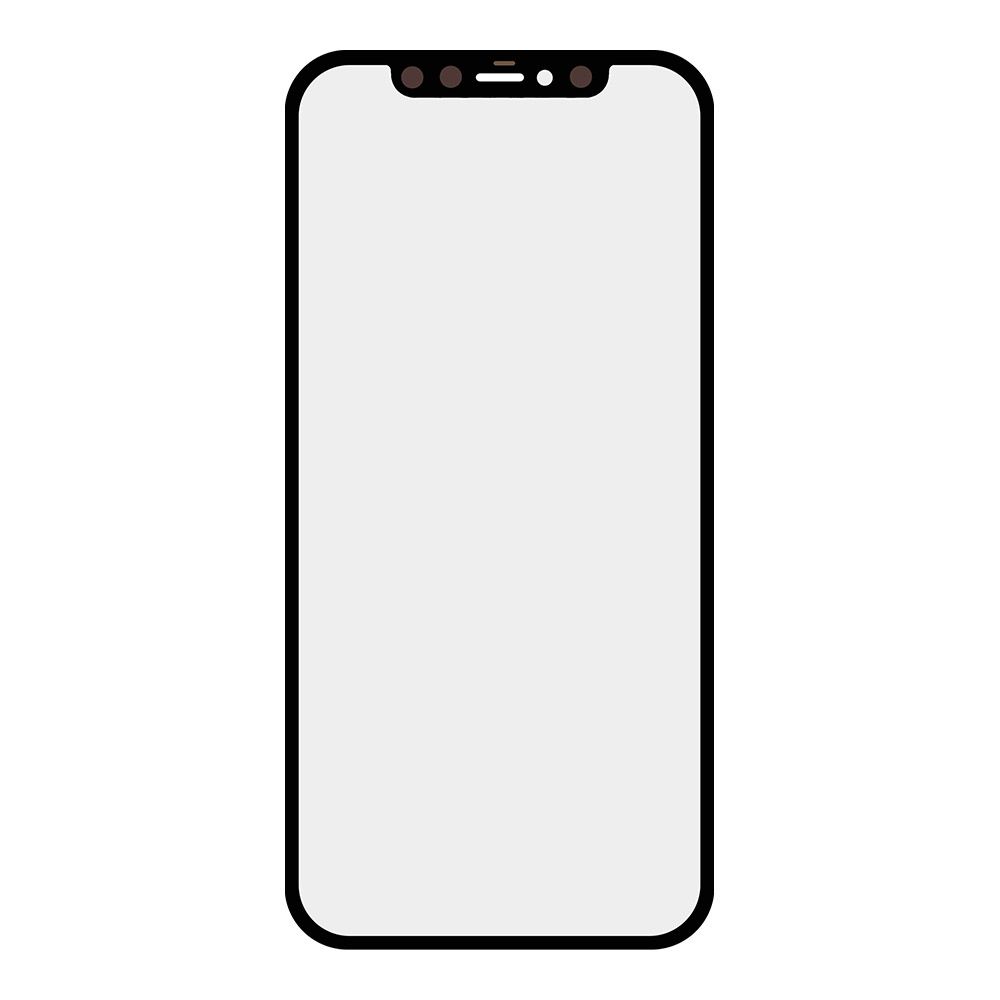 Стекло для переклейки iPhone 12\12 PRO (черный)
