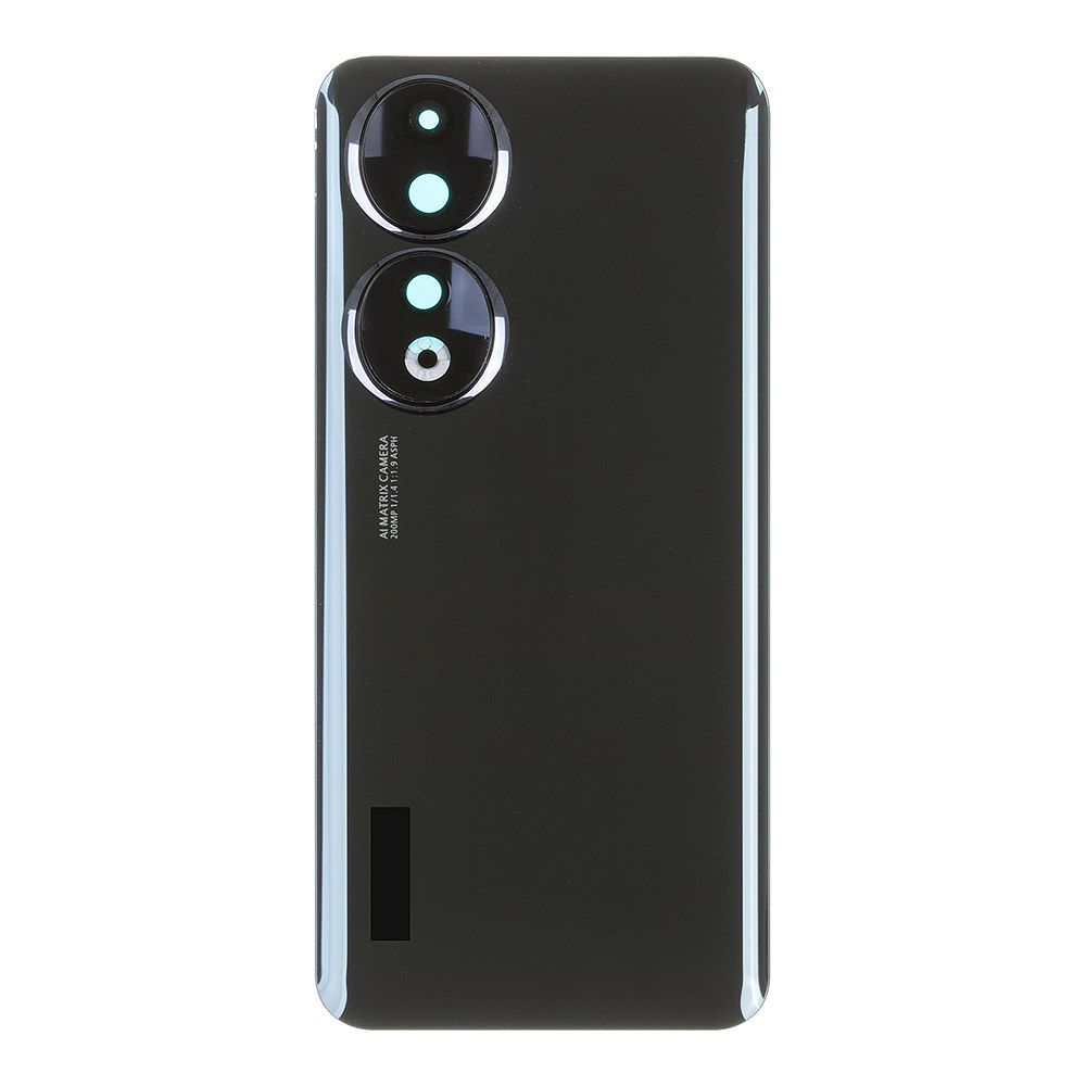 Задняя крышка для Huawei Honor 90 (REA-NX9) со стеклом камеры (черный) ориг