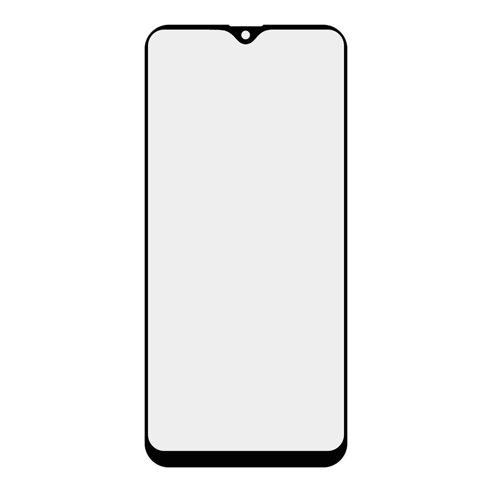 Стекло + OCA плёнка для переклейки Samsung A205F Galaxy A20 (черный)