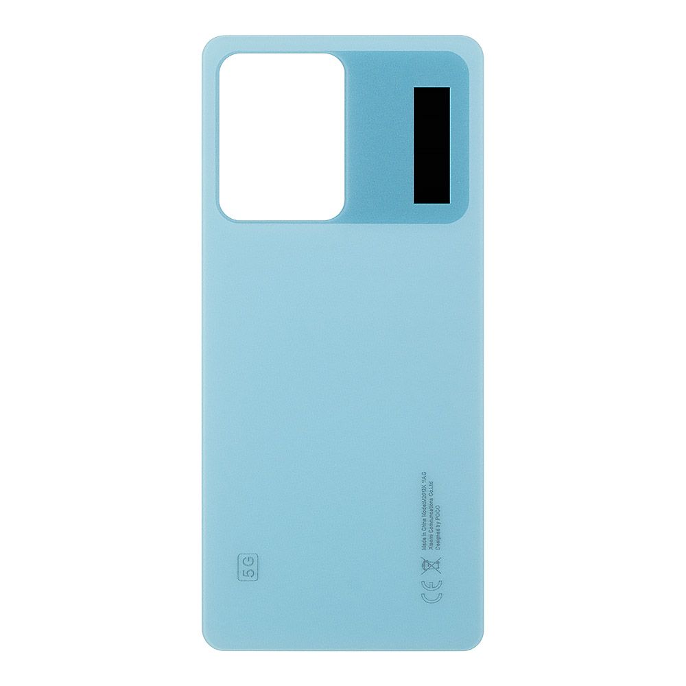 Задняя крышка для Xiaomi Poco X5 Pro 5G (22101320G) (синий)