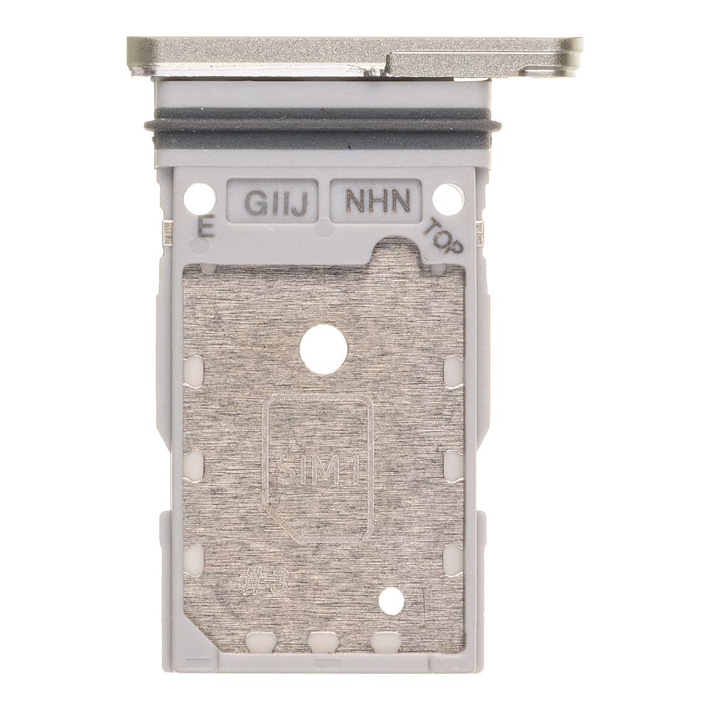 Держатель SIM-карты (сим лоток) Samsung S21 FE G990 (серебро)