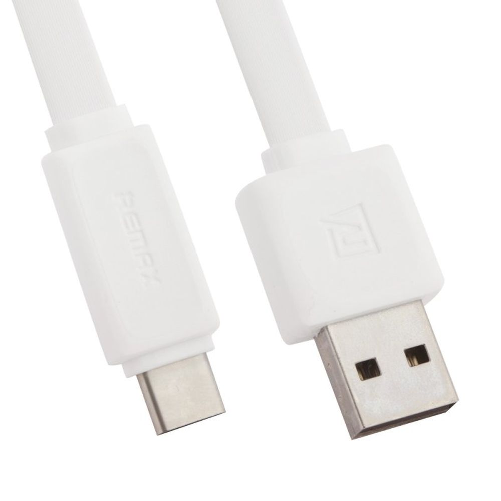 USB кабель REMAX RT-C1 Fast Data Type-C, 1м, TPE (белый)