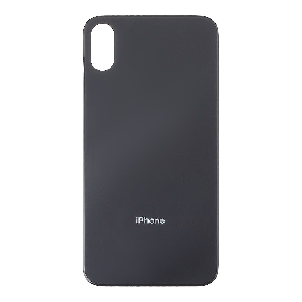 Задняя крышка для iPhone X (черный) категория А