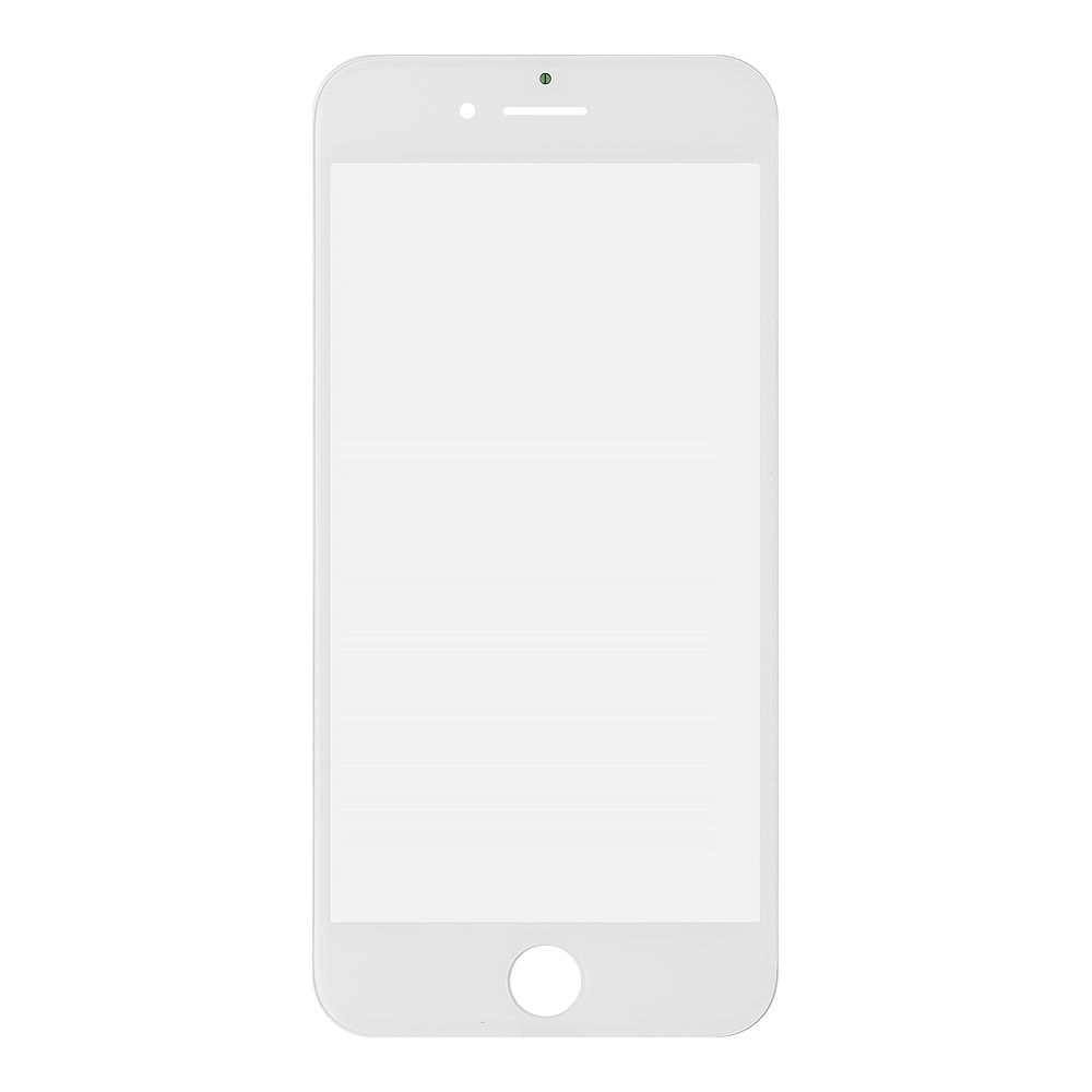 Стекло + OCA  в сборе с рамкой для iPhone 8\SE 2020 олеофобное покрытие (белый)
