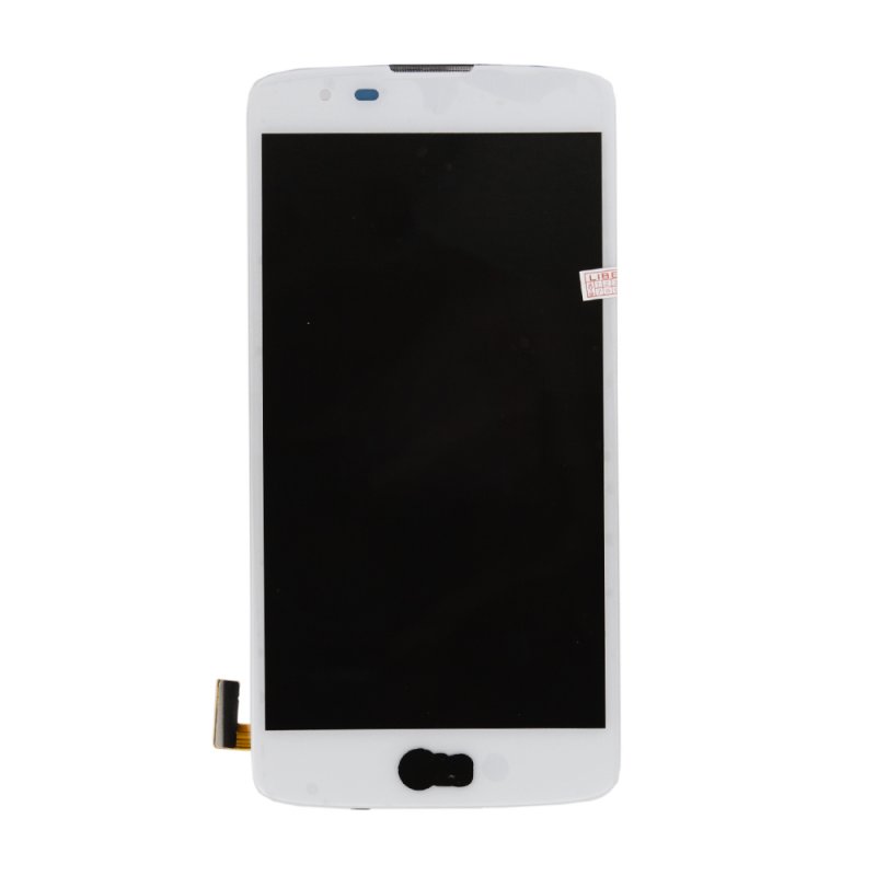 LCD дисплей для LG K8 LTE (K350e) с тачскрином, в рамке (белый)